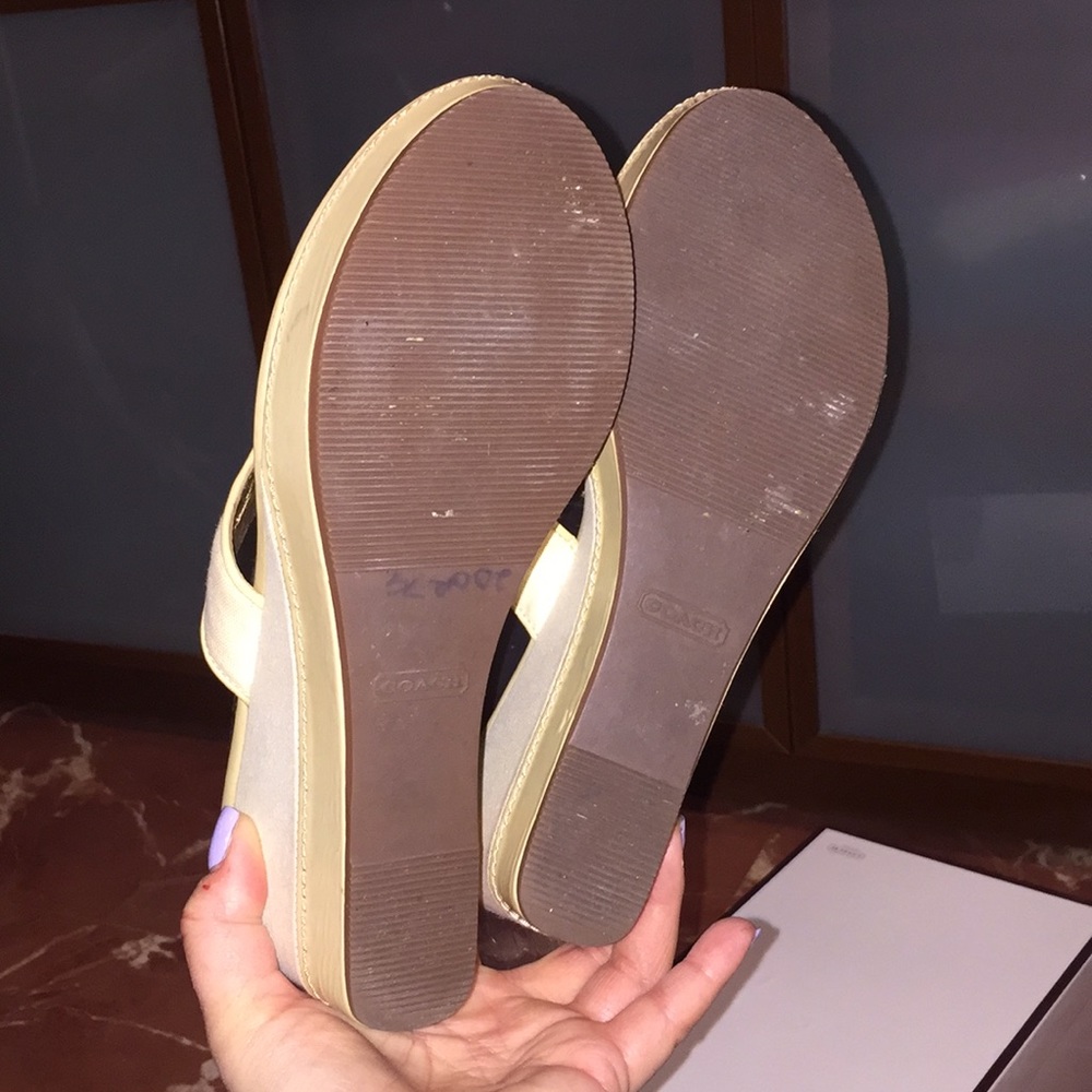 Coach wedge sandals - Picture 5 of 6